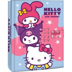 kids licensing παιδιά -ηλεκτρονικό μυστικό ημερολόγιο + ήχος hello kitty και φίλοι HK50185 8435507891448