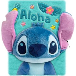 kids licensing kids  - stitch a5 plush notebook for girls ST00117 8435507892766