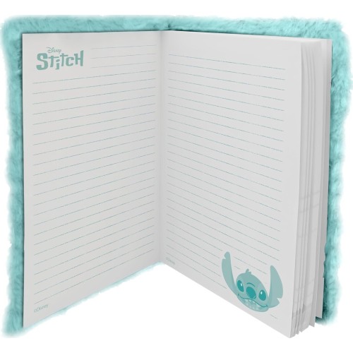 kids licensing kids  - stitch a5 plush notebook for girls ST00117 8435507892766