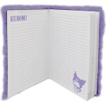 kids licensing kids  - kuromi a5 plush notebook for girls KU00010 8435507893190