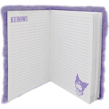 kids licensing kids  - kuromi a5 plush notebook for girls KU00010 8435507893190