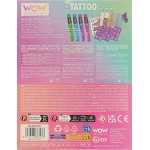 kids licensing wow γενιά - κιτ τατουάζ glitter, στυλό glitter, διακοσμητικά πετράδια, stenci WOW00097 8435507883238