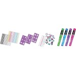 kids licensing wow γενιά - κιτ τατουάζ glitter, στυλό glitter, διακοσμητικά πετράδια, stenci WOW00097 8435507883238