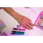kids licensing wow γενιά - κιτ τατουάζ glitter, στυλό glitter, διακοσμητικά πετράδια, stenci WOW00097 8435507883238