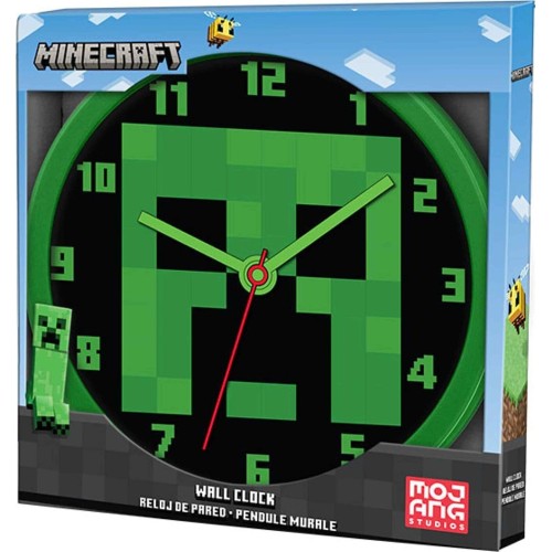 kids licensing Reloj Pared Minecraft MIN3018 8435507874786
