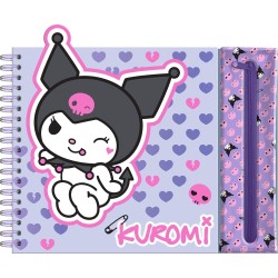 kids licensing kids  - kuromi activity book with removable case for girls KU00004 8435507891745