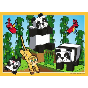 Ravensburger 4x100 pcs Puzzles Minecraft 12004290 4005555042907