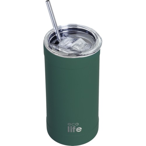eco life Ecolife θερμός ποτήρι ανοξείδωτο teal green 500ml 33-BO-4128 5208009003595