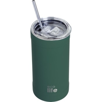 eco life Ecolife θερμός ποτήρι ανοξείδωτο teal green 500ml 33-BO-4128 5208009003595