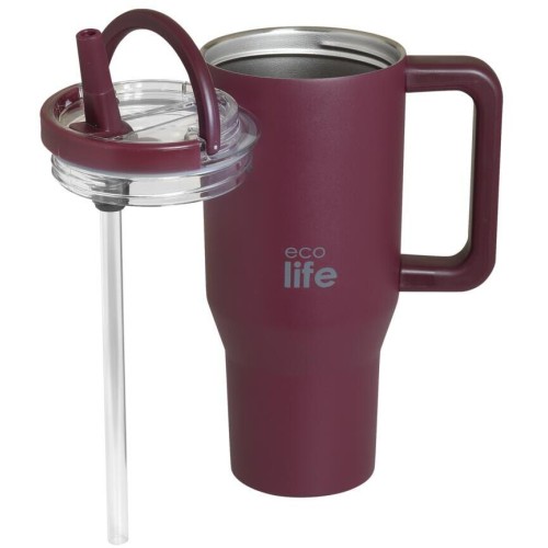 eco life Cranberry 900ml 2handles Lid 33-BO-7070 5208009003779
