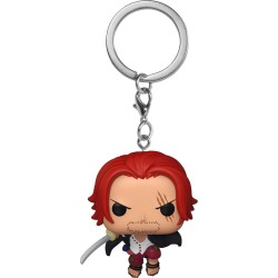 Funko pop! keychain: one piece - shanks novelty keyring - collectable mini figure 91681 889698916813