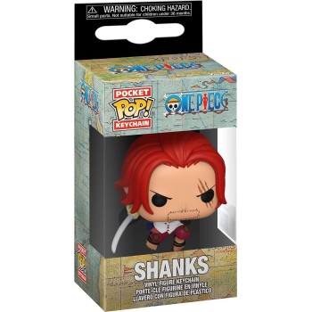 Funko pocket pop!: one piece - shanks Φιγούρα Βινυλίου keychain 91681 889698916813