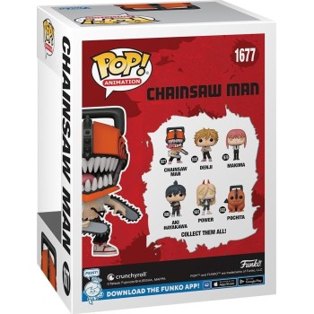 Funko pop! animation - chainsaw man - bloody - 1 in 6 chance of receiving the rar 80324 889698803243