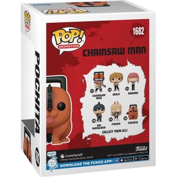 Funko pop! animation: chainsaw man - pochita 1682 Φιγούρα Βινυλίου 80322 889698803229