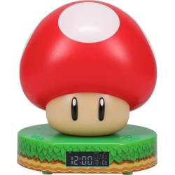 paladone super mario brothers mushroom digital alarm clock - officially lic PP10064NN 5055964792503