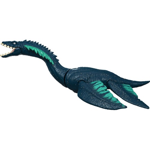 Mattel Jurassic World Frenzy Pack Plesiosaurus Dinosaur Figure, Authentic Toy, Digital Play JGB72 / JKL57 194735352340