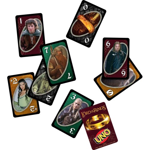 mattel uno lord of the rings JMF13 194735375240