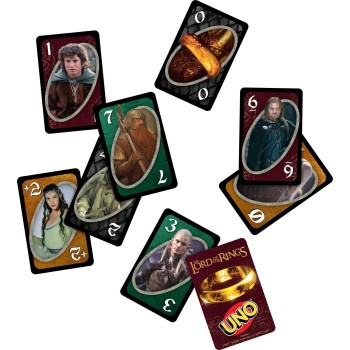 mattel uno lord of the rings JMF13 194735375240