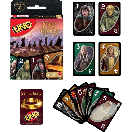 mattel uno lord of the rings JMF13 194735375240