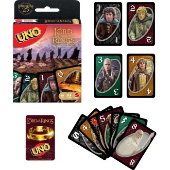 mattel uno lord of the rings JMF13 194735375240
