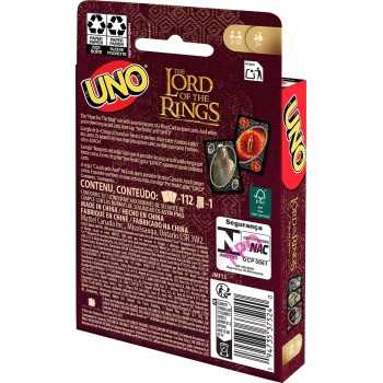 mattel uno lord of the rings JMF13 194735375240