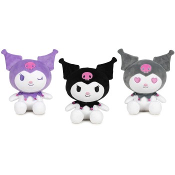 Giochi Preziosi Hello Kitty Kuromi Plush 22 cm 3 pcs 760025503 8425611355035