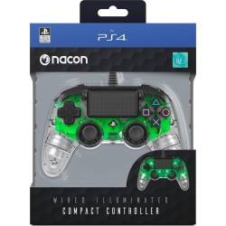 Ps4 Nacon Wired Controller Crystal Green  3499550360868