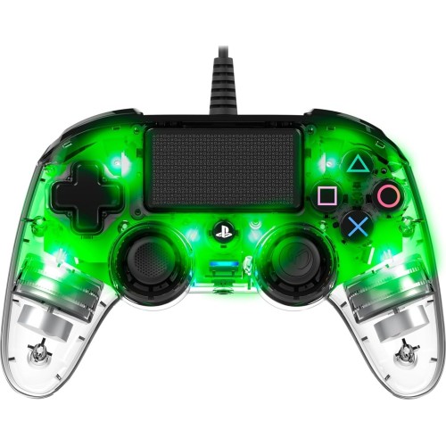 Ps4 Nacon Wired Controller Crystal Green  3499550360868