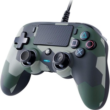 Ps4 Nacon Wired Compact Controller Camo Green  3499550382556