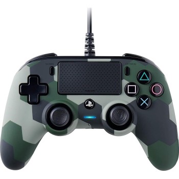 Ps4 Nacon Wired Compact Controller Camo Green  3499550382556