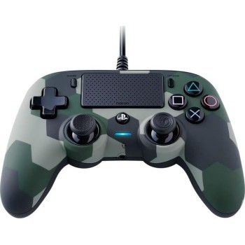 Ps4 Nacon Wired Compact Controller Camo Green  3499550382556