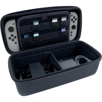 nacon switch 2 carrying case – compact and shockproof | water resistant | s  3665962028164