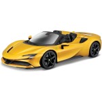 Bburago May Chef Group 16016 Bburago 1:18 Ferrari SF 90 Spider Gold Childrens Vehicle for Ages 3 Years, Yellow, 1:18 Scale 18-16