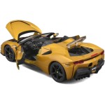 Bburago May Chef Group 16016 Bburago 1:18 Ferrari SF 90 Spider Gold Childrens Vehicle for Ages 3 Years, Yellow, 1:18 Scale 18-16