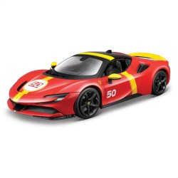Bburago 1:18 Ferrari RandP Sf90 Stradale Assetto Fiorano, Red 50 18/16021 4893993160211