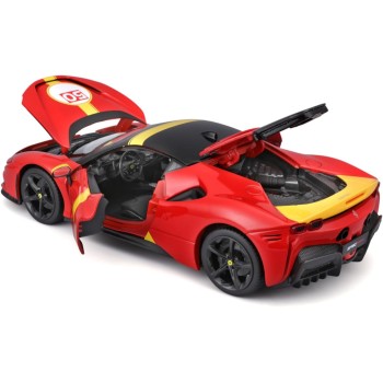 Bburago 1:18 Ferrari RandP Sf90 Stradale Assetto Fiorano, Red 50 18/16021 4893993160211