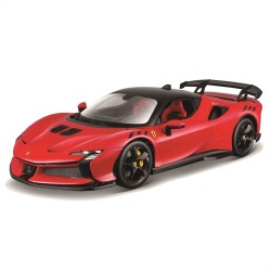 Bburago Sf90 XX Stradale Red With Black Top Race + Play Series 1/18 Diecast Model Car 16020rd 18/16020 RED 4893993160204