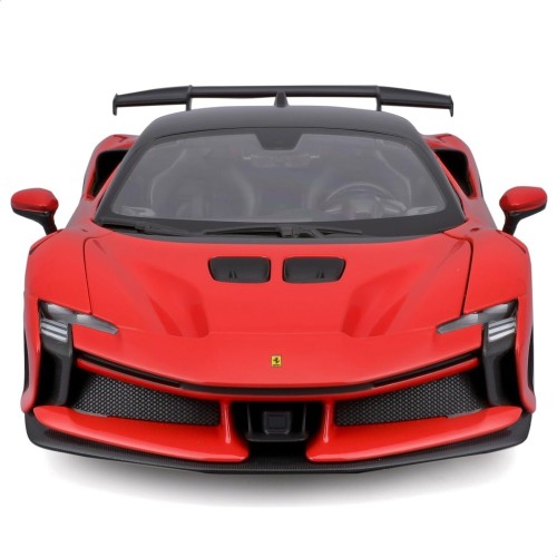 Bburago Sf90 XX Stradale Red With Black Top Race + Play Series 1/18 Diecast Model Car 16020rd 18/16020 RED 4893993160204