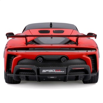 Bburago Sf90 XX Stradale Red With Black Top Race + Play Series 1/18 Diecast Model Car 16020rd 18/16020 RED 4893993160204