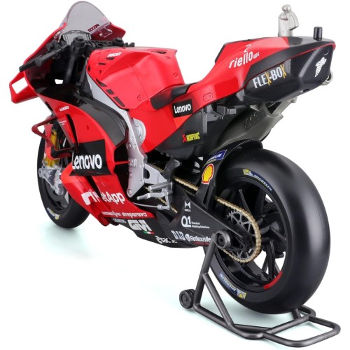 Maisto - Moto GP Racing - Ducati Lenovo 202263 Bagnaia - 1:6 Scale Vehicle Reproduction - Toy for Children From 14 Years Old - M
