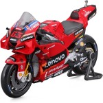Maisto - Moto GP Racing - Ducati Lenovo 202263 Bagnaia - 1:6 Scale Vehicle Reproduction - Toy for Children From 14 Years Old - M