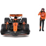 Bburago 1:24 2024 Race Mclaren Mcl38 With Figure, Piastri 81 18/28040 (#81) 4893993018017