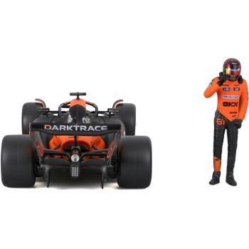 Bburago 1:24 2024 Race Mclaren Mcl38 With Figure, Piastri 81 18/28040 (#81) 4893993018017