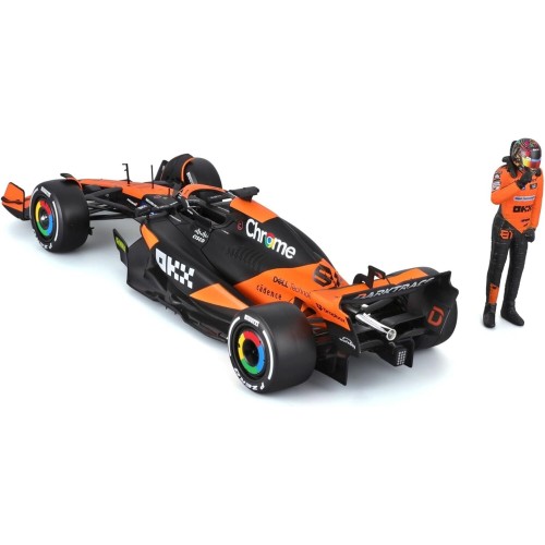 Bburago 1:24 2024 Race Mclaren Mcl38 With Figure, Piastri 81 18/28040 (#81) 4893993018017