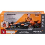 Bburago 1:24 2024 Race Mclaren Mcl38 With Figure, Piastri 81 18/28040 (#81) 4893993018017