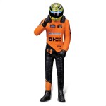 Bburago 1:24 2024 Race Mclaren Mcl38 With Figure, Norris 4 18/28040 (#4) 4893993280407