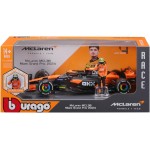Bburago 1:24 2024 Race Mclaren Mcl38 With Figure, Norris 4 18/28040 (#4) 4893993280407