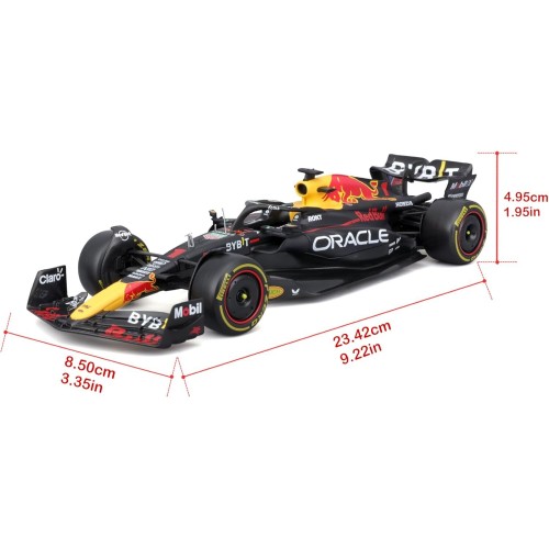 Bburago 1:24 2023 Race Oracle Red Bull Rb19 Die-cast Car With Verstappen 1 Figure 18/28036 (#1) 4893993280360