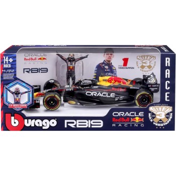 Bburago 1:24 2023 Race Oracle Red Bull Rb19 Die-cast Car With Verstappen 1 Figure 18/28036 (#1) 4893993280360