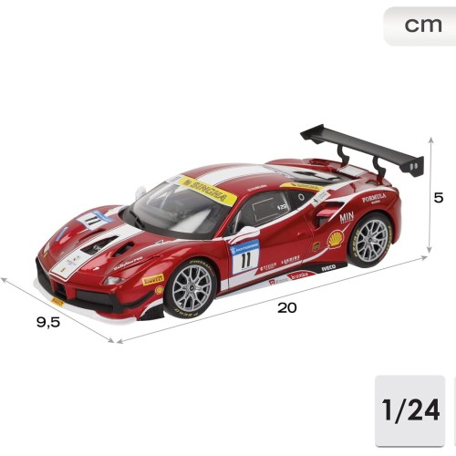 Bburago 1:24 Racing 488 Challenge - Red 18/26308 4893993263080